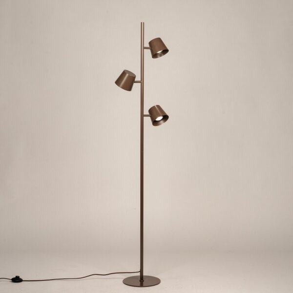 Stojací lampa Snap Fosca Brown Trio (LMD)