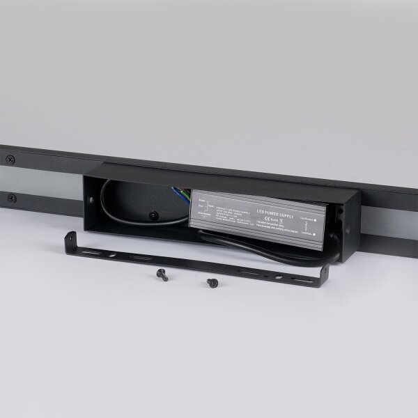 Brilagi - LED Venk. nást. svít. LUNA LED/30W/230V 4000K IP65 150 cm černá CRI 90