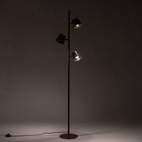 Stojací lampa Snap Fosca Brown Trio (LMD)