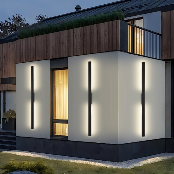 Brilagi - LED Venk. nást. svít. LUNA LED/30W/230V 4000K IP65 150 cm černá CRI 90