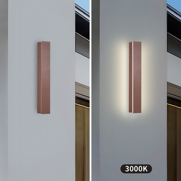 Brilagi - LED Venk. nást. svít. LINEAR LED/8W/230V 3000K IP65 30 cm hnědá CRI 90