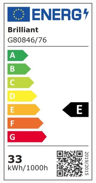 Brilliant G80846/76 Stmívatelné LED svítidlo BAARLO DŘEVO černé průměr 50cm, RC, CCT, Night Light