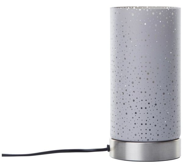 Brilliant 20070/22 Skleněná stolní lampa SCARLETT šedá