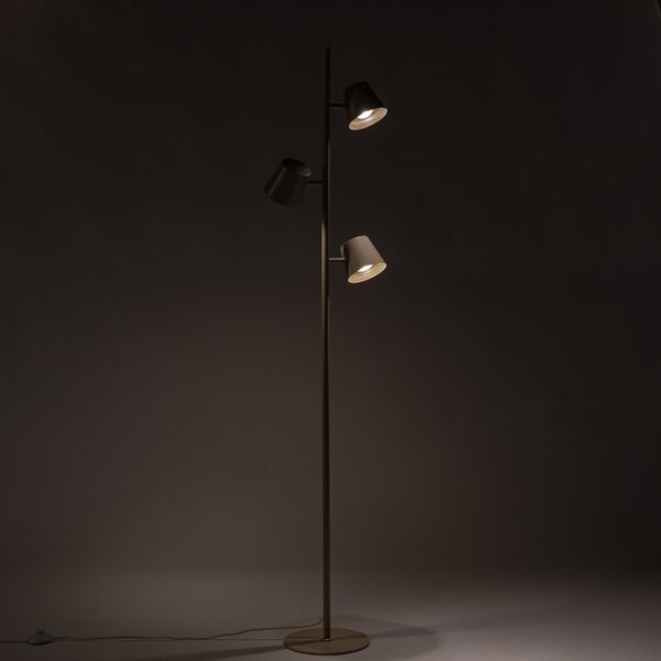 Stojací lampa Snap Fosca Taupe Trio (LMD)