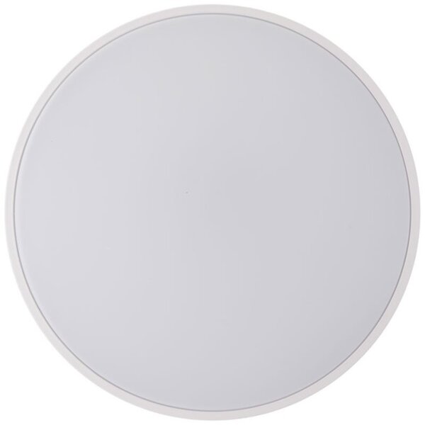 Brilliant G80846/75 Stmívatelné LED svítidlo BAARLO DŘEVO bílé průměr 50cm, RC, CCT, Night Light