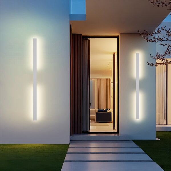 Brilagi - LED Venk. nást. svít. LUNA LED/30W/230V 3000K IP65 150 cm bílá CRI 90