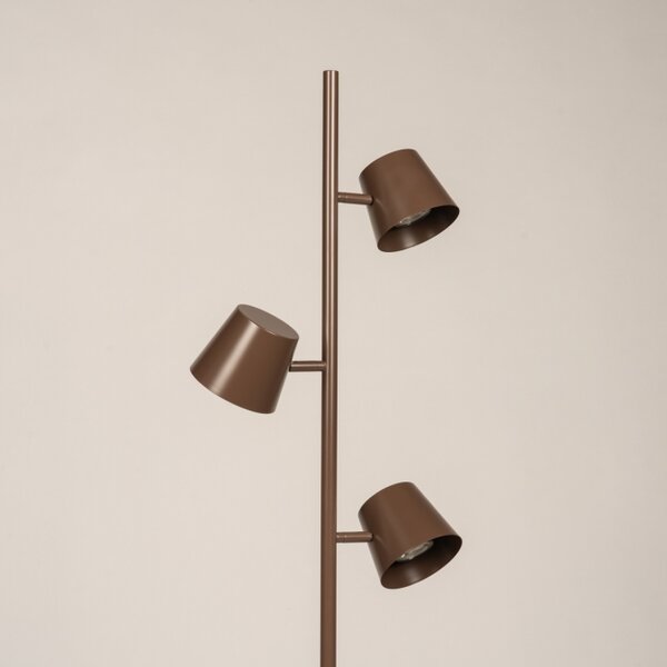 Stojací lampa Snap Fosca Brown Trio (LMD)