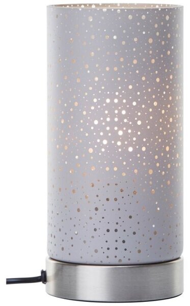 Brilliant 20070/22 Skleněná stolní lampa SCARLETT šedá