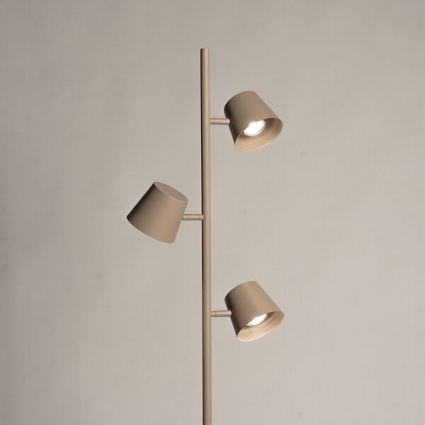 Stojací lampa Snap Fosca Dark Taupe Trio (LMD)