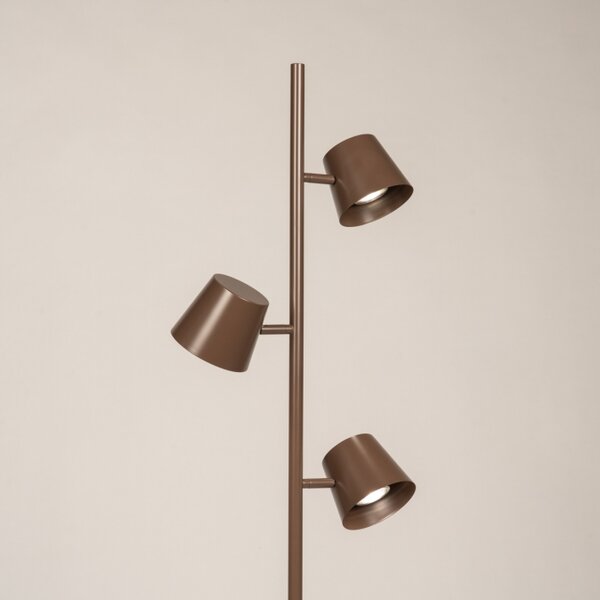 Stojací lampa Snap Fosca Brown Trio (LMD)