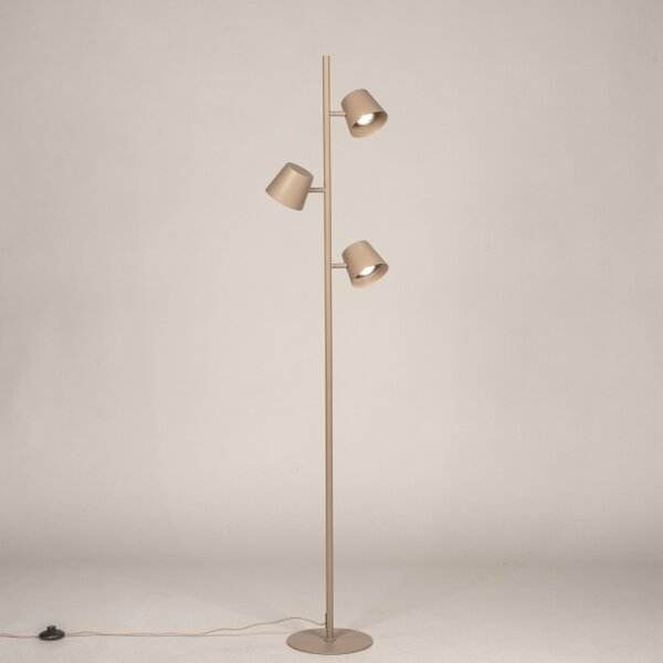 Stojací lampa Snap Fosca Dark Taupe Trio (LMD)