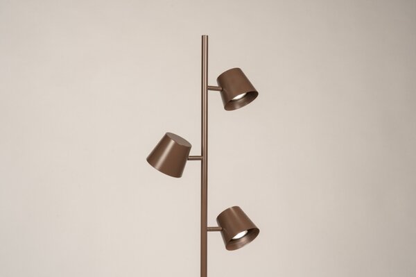 Stojací lampa Snap Fosca Brown Trio (LMD)