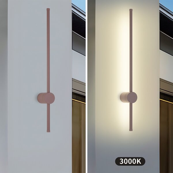 Brilagi - LED Venk. nást. svít. AURA LED/12W/230V 3000K IP54 65 cm hnědá CRI 90