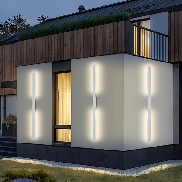 Brilagi - LED Venk. nást. svít. LUNA LED/30W/230V 3000K IP65 150 cm bílá CRI 90