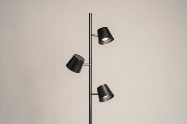 Stojací lampa Snap Fosca Black Trio (LMD)