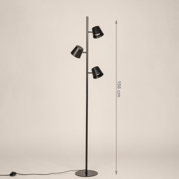 Stojací lampa Snap Fosca Black Trio (LMD)
