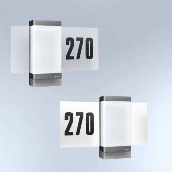 Steinel 067205 - LED Domovní číslo se senzorem L270SC LED/7,8W/230V IP44