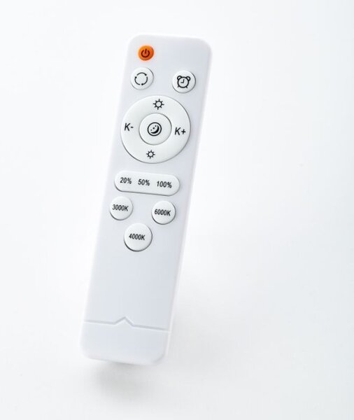 Brilliant G80570A75 LED stmívatelné svítidlo SLIMLINE DŘEVO průměr 50cm, RC, CCT, Night Light