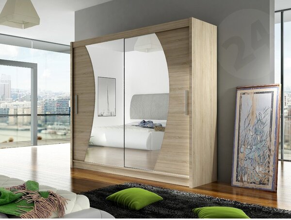 Skříň London IX, Barva: černá 5902928050776