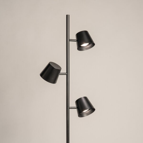Stojací lampa Snap Fosca Black Trio (LMD)