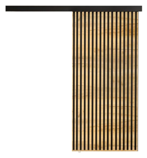 Interiérové posuvné dveře Boxdis 90, Barva: Bílá/Černá 5903211125881