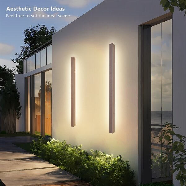 Brilagi-LED Venk. nást. svít. LINEAR LED/22W/230V 3000K IP65 100 cm hnědá CRI 90