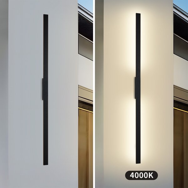 Brilagi - LED Venk. nást. svít. LUNA LED/30W/230V 4000K IP65 150 cm černá CRI 90