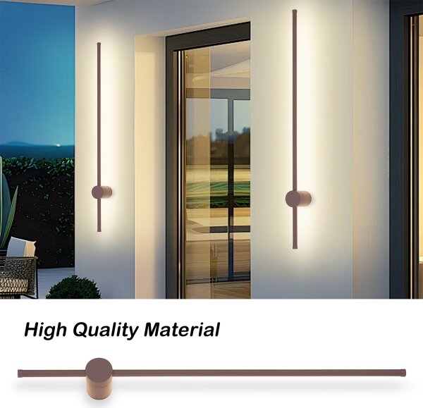 Brilagi - LED Venk. nást. svít. AURA LED/20W/230V 3000K IP54 97 cm hnědá CRI 90