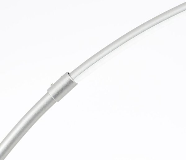 Brilliant G70611/21 Stmívatelná stojací lampa s LED BOW CCT stříbrná