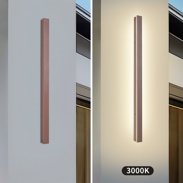 Brilagi-LED Venk. nást. svít. LINEAR LED/22W/230V 3000K IP65 100 cm hnědá CRI 90