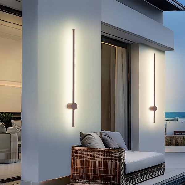Brilagi - LED Venk. nást. svít. AURA LED/20W/230V 3000K IP54 97 cm hnědá CRI 90