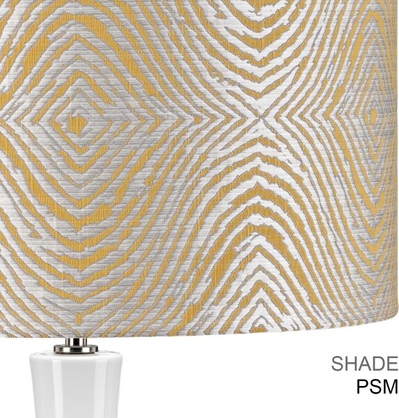 Elstead MILO-PN-TL-PSM - Stolní lampa MILO 1xE27/60W/230V šedá/zlatá