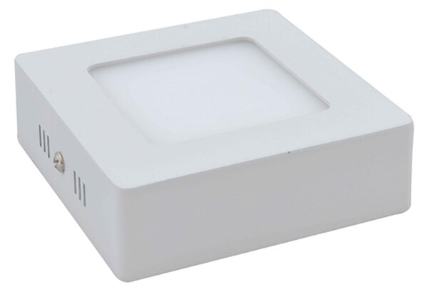 LED přisazený mini panel 6W čtverec bílý 560 lm 6000K