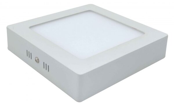 LED přisazený mini panel 12W čtverec bílý 960 lm 6000K