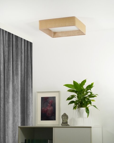 Brilagi - LED Stmívatelné svítidlo VELVET SQUARE LED/24W/230V + DO hnědá