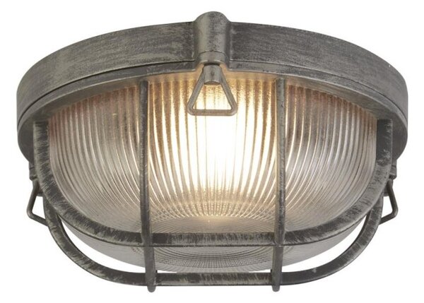 Searchlight 61401BS Venkovní stropní svítidlo BOBBI černé stříbro
