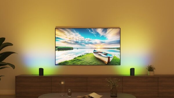 8720169385993 Philips Hue White and color Gradient Play Wall Washer stolové svítidlo 20W/1035lm 2000-6500K+RGB černá 2-set + PSU + plug