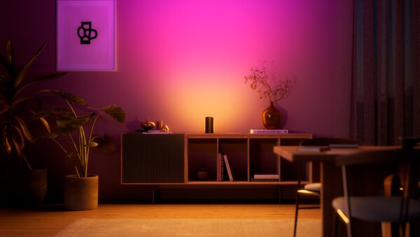 8720169385993 Philips Hue White and color Gradient Play Wall Washer stolové svítidlo 20W/1035lm 2000-6500K+RGB černá 2-set + PSU + plug