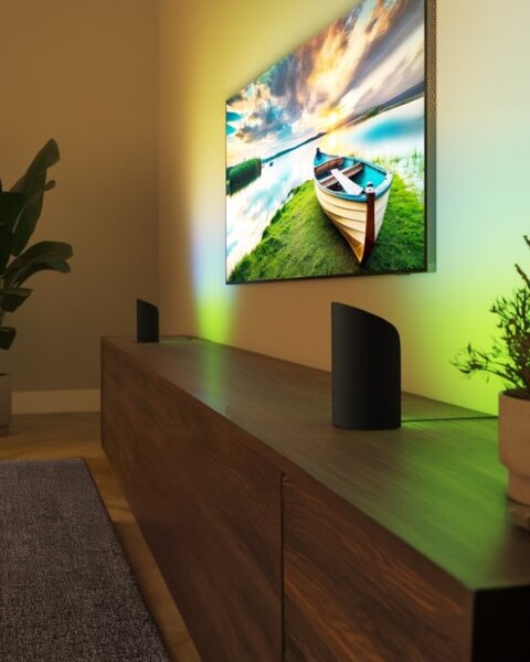 8720169385993 Philips Hue White and color Gradient Play Wall Washer stolové svítidlo 20W/1035lm 2000-6500K+RGB černá 2-set + PSU + plug