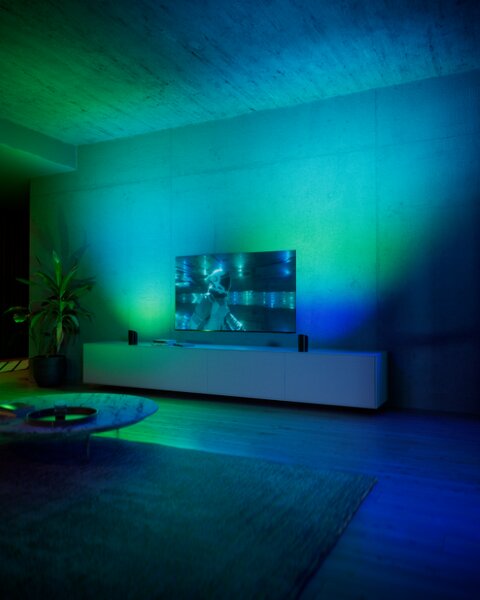 8720169385993 Philips Hue White and color Gradient Play Wall Washer stolové svítidlo 20W/1035lm 2000-6500K+RGB černá 2-set + PSU + plug