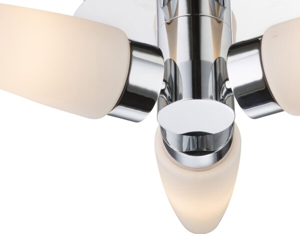 Globo 78160-3D - Bodové koupelnové svítidlo 3xE14/20W IP44
