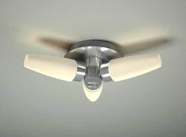 Globo 78160-3D - Bodové koupelnové svítidlo 3xE14/20W IP44