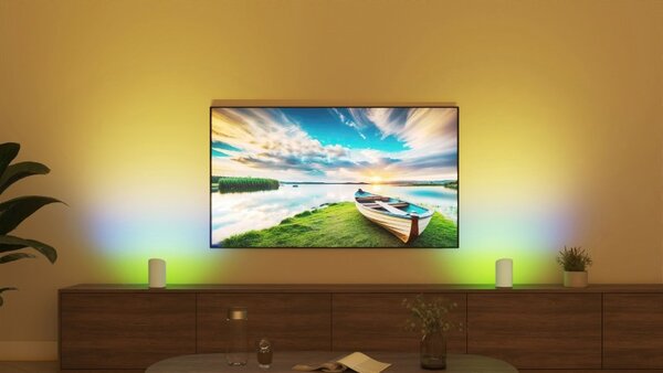 8720169385931 Philips Hue White and color Gradient Play Wall Washer stolové svítidlo 20W/1035lm 2000-6500K+RGB bílá 2-set + PSU + plug