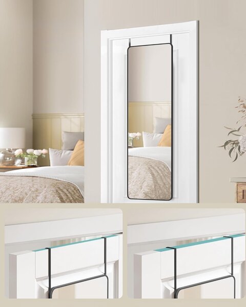 SONGMICS Závěsné zrcadlo Layla 120 cm černé