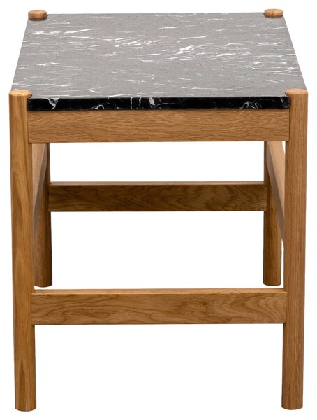 KONFERENČNÍ STOLEK, černá, dřevo, kámen, 60/40/42 cm MID.YOU - Konferenční stolky, Online Only