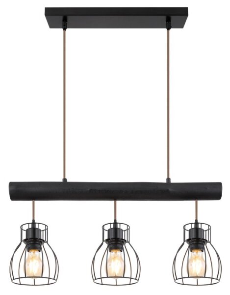 Globo 15326-3NB - Lustr na lanku MINA 3xE27/60W/230V