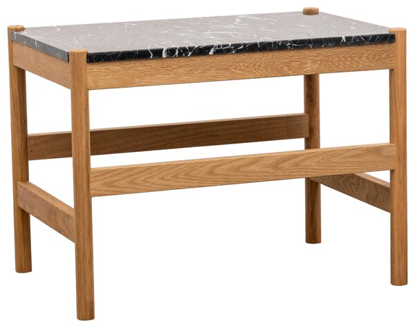 KONFERENČNÍ STOLEK, černá, dřevo, kámen, 60/40/42 cm MID.YOU - Konferenční stolky, Online Only