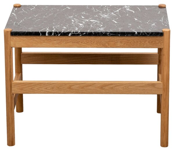 KONFERENČNÍ STOLEK, černá, dřevo, kámen, 60/40/42 cm MID.YOU - Konferenční stolky, Online Only
