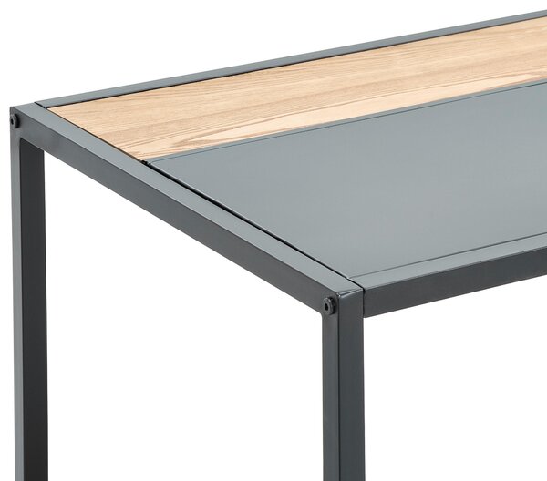 KONZOLOVÝ STOLEK, přírodní barvy, černá, dřevo, kov, kompozitní dřevo, 120/60/47 cm MID.YOU - Online Only konferenční stolky, Online Only