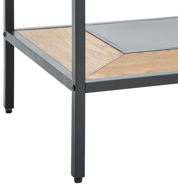 KONZOLOVÝ STOLEK, přírodní barvy, černá, dřevo, kov, kompozitní dřevo, 120/60/47 cm MID.YOU - Online Only konferenční stolky, Online Only